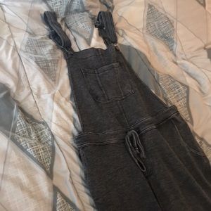 Black overalls